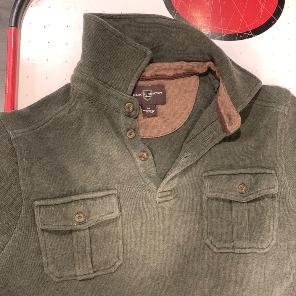 Black Brown Shirt S size